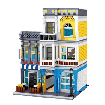 The Summer Coffee Shop Street View Set Compatible With Lepinblocks Building Series 10182 Building Blocks Toys for Kids Children
The Summer Coffee Shop Street View Set Compatible With Lepinblocks Building Series 10182 Building Blocks Toys for Kids Children