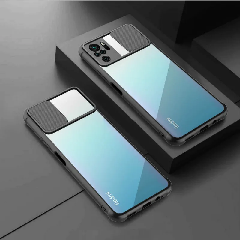 Защитный акриловый чехол для Xiaomi Redmi Note 10 4G 9 Pro Max 10s 9s 9A 9C 9T Mi POCO F3 M3 X3 NFC | Мобильные