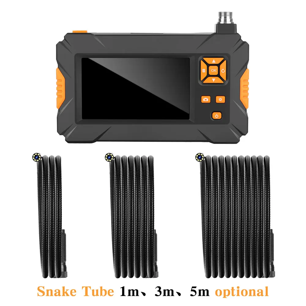 Practical Visual Endoscope Microscope 8mm Monitoring Photos Ear Spoon Borescope Durable Endoscope Inspection Waterproof