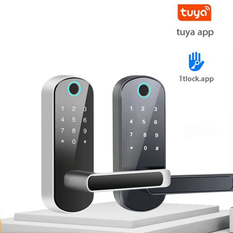 Bluetooth Fingerprint Touchscreen Password Smart Lock Anti-peep Code Adjustable Handle Works with iOS and Android
Bluetooth Fingerprint Touchscreen Password Smart Lock Anti-peep Code Adjustable Handle Works with iOS and Android
