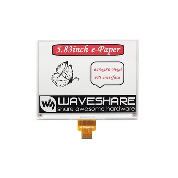BlueRaven 5.83inch E-Ink raw display red/black/white three-color e-paper SPI compatible Raspberry Pi/Arduino/STM32 600x448
BlueRaven 5.83inch E-Ink raw display red/black/white three-color e-paper SPI compatible Raspberry Pi/Arduino/STM32 600x448