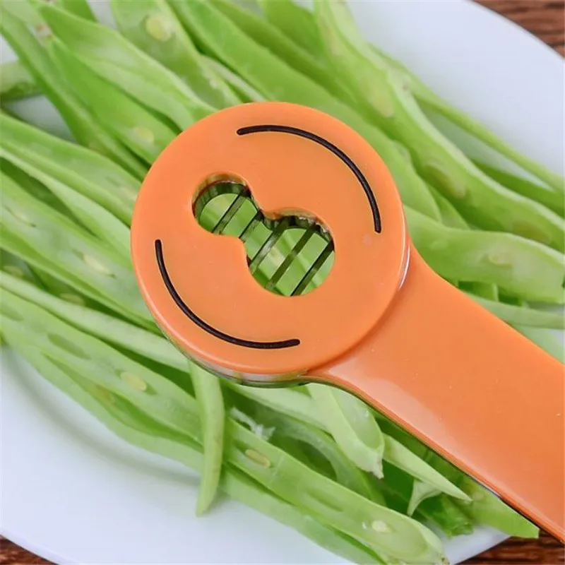 Practical Handle Green Bean Vegetables Cutter Slicer Runner Beans chili Remover Peeler Kitchen Fruit & Vegetable Tools
Practical Handle Green Bean Vegetables Cutter Slicer Runner Beans chili Remover Peeler Kitchen Fruit & Vegetable Tools