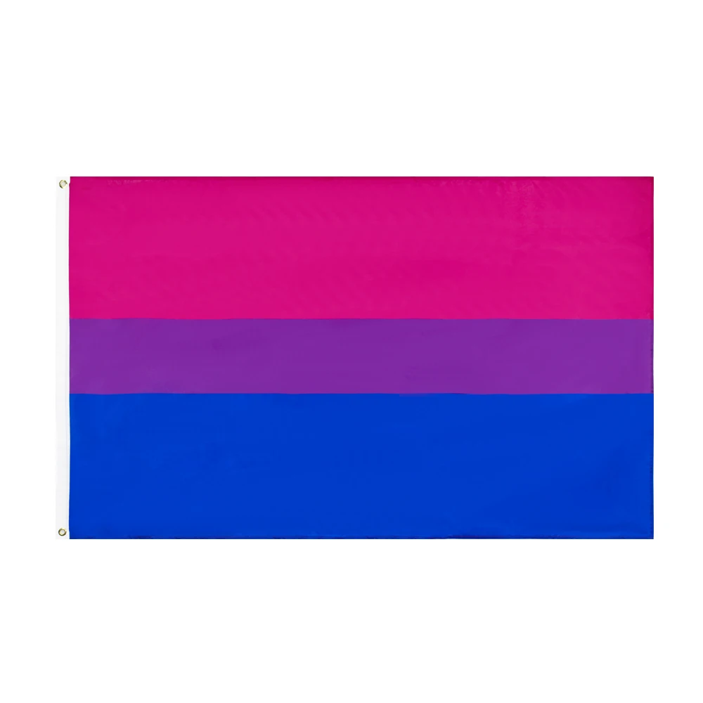 3x5 футов Bi Pride флаг бисексуальный баннер ЛГБТ | Дом и сад