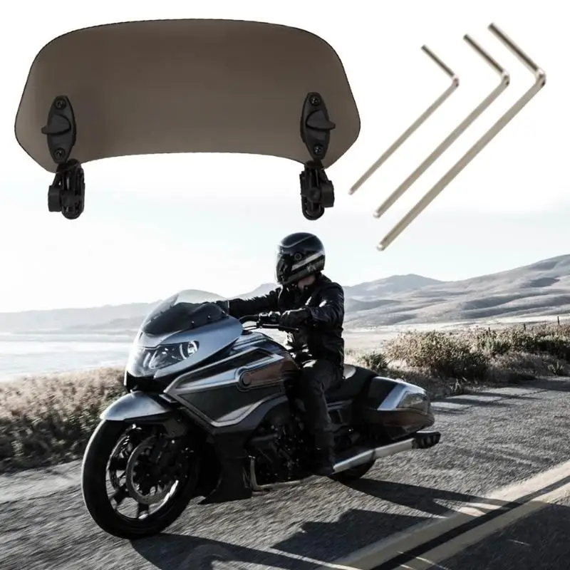Adjustable Windshield Wind Deflector Motorcycle Windshield Extension Universal Adjustable and Easy Install and Disassemble
Adjustable Windshield Wind Deflector Motorcycle Windshield Extension Universal Adjustable and Easy Install and Disassemble