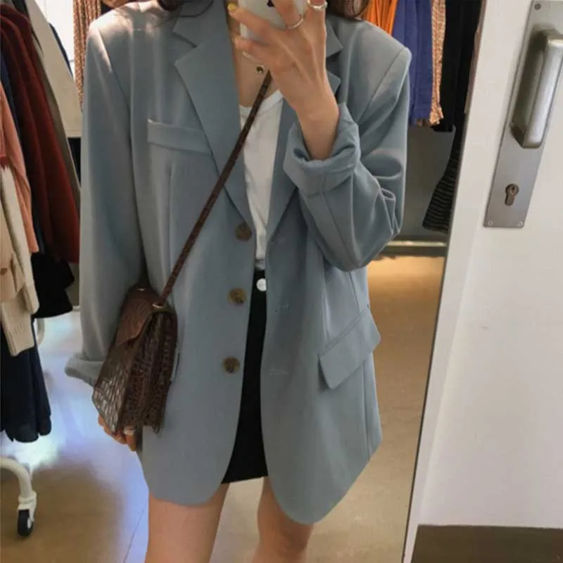 Casual Women Runway Jacket Blazer Notched Single Breasted Female Pockets Autumn OL Suit Coat Elegant Solid Outerwear Pink coat
Casual Women Runway Jacket Blazer Notched Single Breasted Female Pockets Autumn OL Suit Coat Elegant Solid Outerwear Pink coat