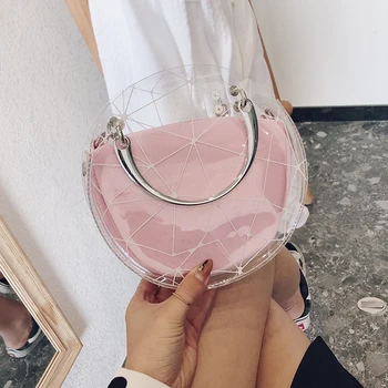Small Transparent Bag Woman Jelly Bag Beach Summer Shoulder Bag Portable Tote Bag Fashion Sac A Main Casual Shoulder Bag DA60TMB
Small Transparent Bag Woman Jelly Bag Beach Summer Shoulder Bag Portable Tote Bag Fashion Sac A Main Casual Shoulder Bag DA60TMB