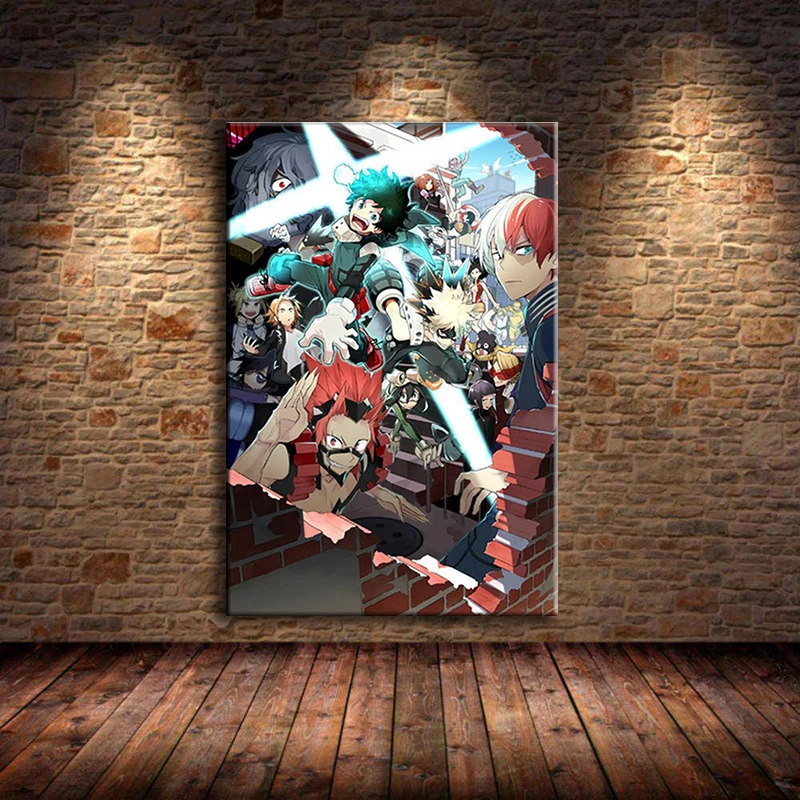 Unframed Japan Anime Boku No Hero Academia Canvas Painting Posters Prints Cuadros Wall Art Picture For Living Room Decoration 
Unframed Japan Anime Boku No Hero Academia Canvas Painting Posters Prints Cuadros Wall Art Picture For Living Room Decoration