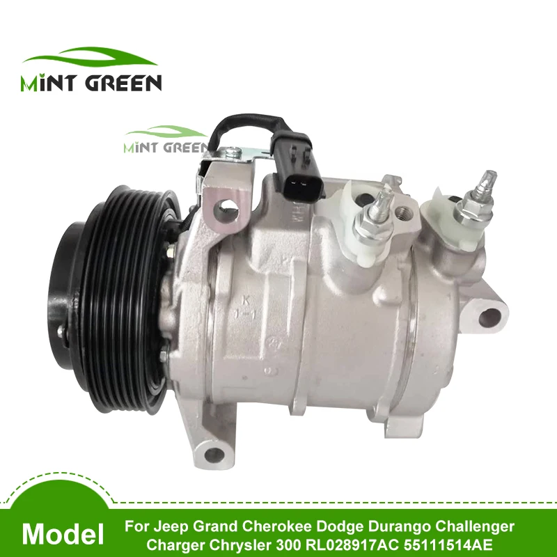 

AC Compressor For Jeep Grand Cherokee Dodge Durango Challenger Charger Chrysler 300 RL028917AC 55111514AE 68028917AB 68028917AC
