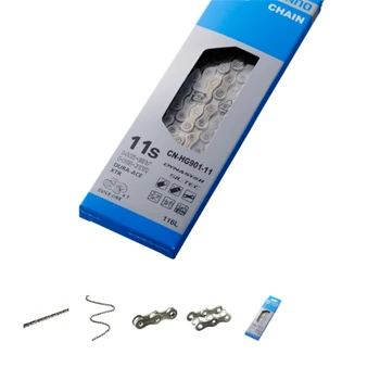 105 Road Bicycle CN-HG901-11 Chains Bike 11 Speed 116L Quick-Link Chain SIL-TEC
105 Road Bicycle CN-HG901-11 Chains Bike 11 Speed 116L Quick-Link Chain SIL-TEC