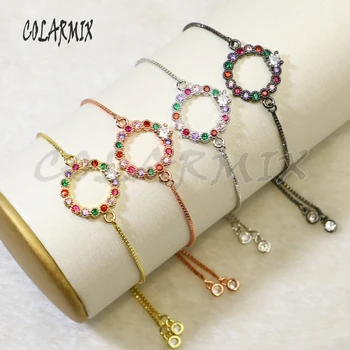 8 Pcs Round circle charms Bracelet Crystal charms bracelet jewelry gift for lady Fashion jewlry gift for lady 
8 Pcs Round circle charms Bracelet Crystal charms bracelet jewelry gift for lady Fashion jewlry gift for lady