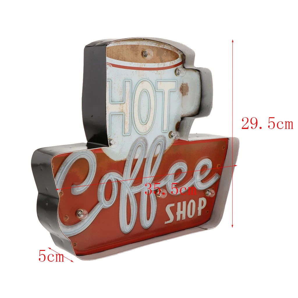 Vintage Coffee Pattern Metal Tin Sign Wall Plaque Art Poster LED Light Box Restaurant Dining Room Decor Vintage Coffee Pattern Metal Tin Sign Wall Plaque Art Poster LED Light Box Restaurant Dining Room Decor