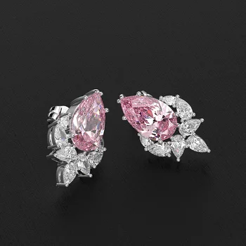 CMajor Sterling Silver Solid S925 Fine Jewelry Fashion Pink Light Blue Green Water Drop Shape CZ Classic Stud Earrings for Women 
CMajor Sterling Silver Solid S925 Fine Jewelry Fashion Pink Light Blue Green Water Drop Shape CZ Classic Stud Earrings for Women