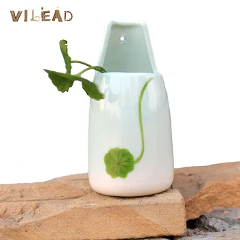 VILEAD 2 Styles Ceramic Wall White Vase Modern Printing Hydroponic Vase Garden Corridor Fence Hanging Vase Home Decoration
VILEAD 2 Styles Ceramic Wall White Vase Modern Printing Hydroponic Vase Garden Corridor Fence Hanging Vase Home Decoration