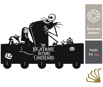 The Nightmare Before Christmas Key Hooks-Wall Hooks, Hone Decor,Wood Coat Hooks, Key Holder,Key Hanger for Entryway and Kitchen.
The Nightmare Before Christmas Key Hooks-Wall Hooks, Hone Decor,Wood Coat Hooks, Key Holder,Key Hanger for Entryway and Kitchen.