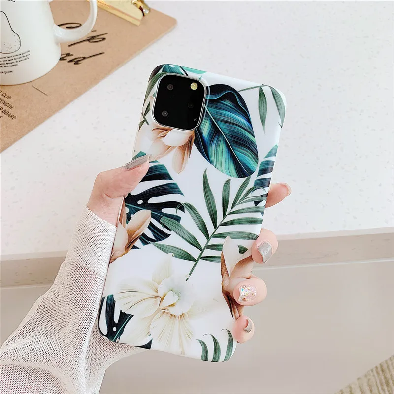 Art Flowers Leaf Phone Case For iphone 11 11Pro Max XS Max X XR 6 S 7 8 Plus Back Cover Fashion IMD Cases Retro Capa Coque Funda
Art Flowers Leaf Phone Case For iphone 11 11Pro Max XS Max X XR 6 S 7 8 Plus Back Cover Fashion IMD Cases Retro Capa Coque Funda