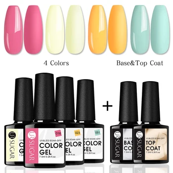 UR SUGAR 4/6Pcs Gel Nail Polish Set Sequins Color Gel Semi Permanent Led Gel varnish Soak Off UV Gel Varnish Glitter Nails
UR SUGAR 4/6Pcs Gel Nail Polish Set Sequins Color Gel Semi Permanent Led Gel varnish Soak Off UV Gel Varnish Glitter Nails