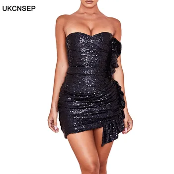 UKCNSEP New Arrival Winter Sexy Dress Strapless Sequins Two Piece Sets Women Dress Runway Celebrity Evening Party Club Dress
UKCNSEP New Arrival Winter Sexy Dress Strapless Sequins Two Piece Sets Women Dress Runway Celebrity Evening Party Club Dress
