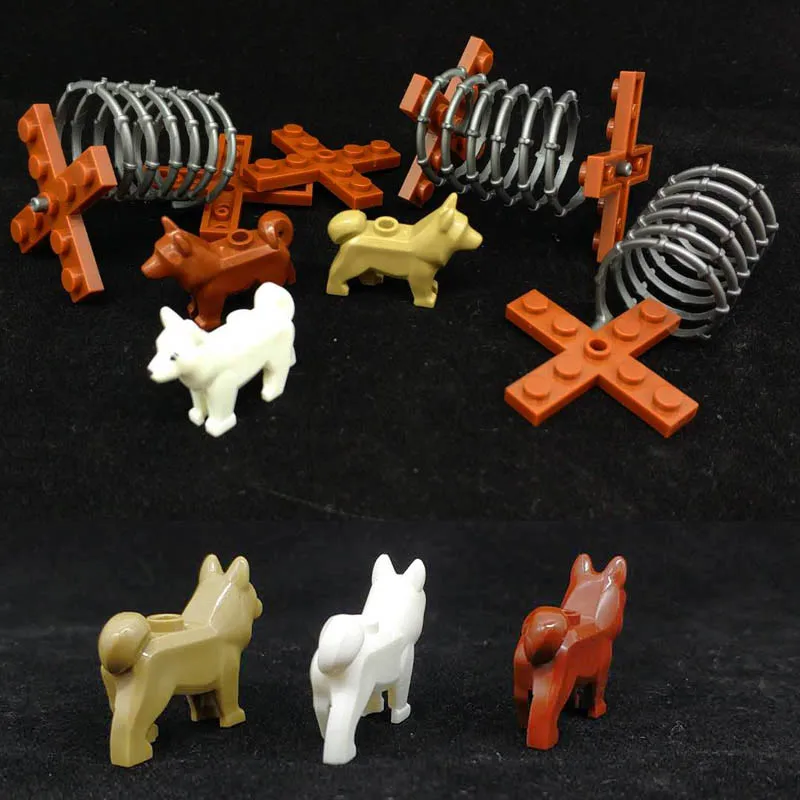 Building Blocks Accessories Farm Animal Police Military Dog Military Weapon Fence Barbed Wire Children's Toys
Building Blocks Accessories Farm Animal Police Military Dog Military Weapon Fence Barbed Wire Children's Toys