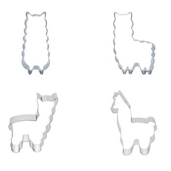 4pcs Stainless Steel Cookie Cutter DIY Biscuit Mould Baking Tools Alpaca Shape Baking Mold (Random Patterns)
4pcs Stainless Steel Cookie Cutter DIY Biscuit Mould Baking Tools Alpaca Shape Baking Mold (Random Patterns)