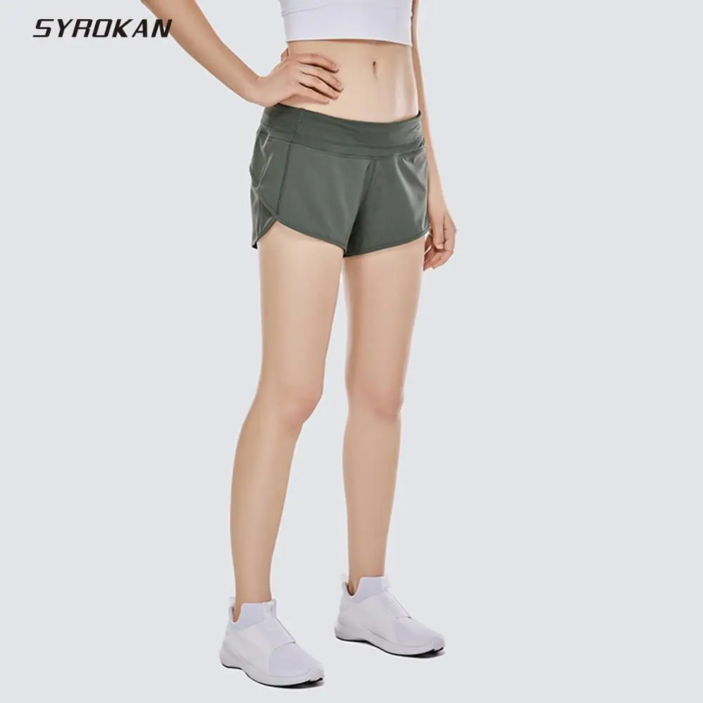 SYROKAN Women's Workout Sports Running Active Shorts with Zip Pocket - 2.5 Inches
SYROKAN Women's Workout Sports Running Active Shorts with Zip Pocket - 2.5 Inches