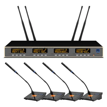 Professional UHF Wireless Microphone Four Conference Microphones for Conference Room School Teaching Microphone Wireless
Professional UHF Wireless Microphone Four Conference Microphones for Conference Room School Teaching Microphone Wireless