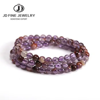JD Drop Shipping Triple Quartz Wrap Bracelet for Women Fancy Stone Handmade Multilayer Purple Ghost Quartz Jewelry Woman Fashion
JD Drop Shipping Triple Quartz Wrap Bracelet for Women Fancy Stone Handmade Multilayer Purple Ghost Quartz Jewelry Woman Fashion