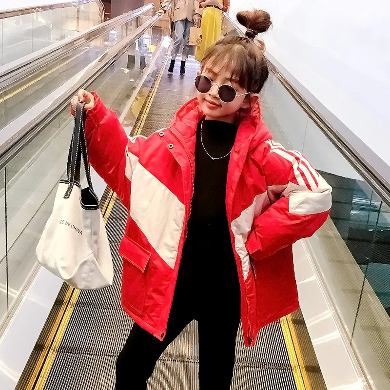 Girls Padded Cotton Clothes Winter down Coat 2019 New Style Korean-style Children Cotton-padded Jacket Big Boy down Cotton Cotto 
Girls Padded Cotton Clothes Winter down Coat 2019 New Style Korean-style Children Cotton-padded Jacket Big Boy down Cotton Cotto