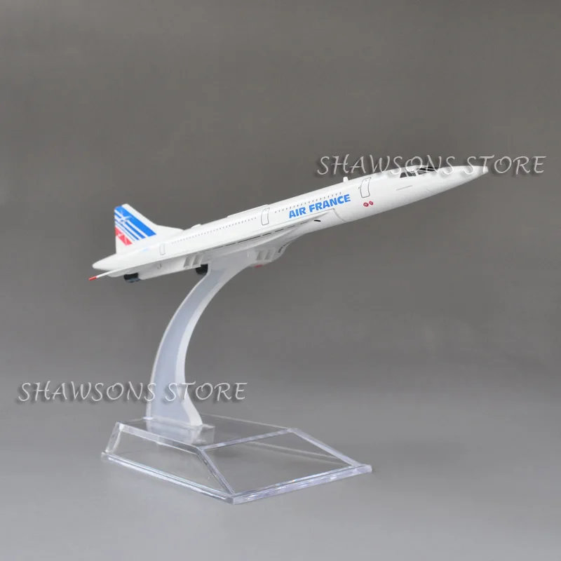 Diecast Metal 1:400 Scale Plane Model Toys Concorde Air France 15.5cm Miniature Replica 
Diecast Metal 1:400 Scale Plane Model Toys Concorde Air France 15.5cm Miniature Replica