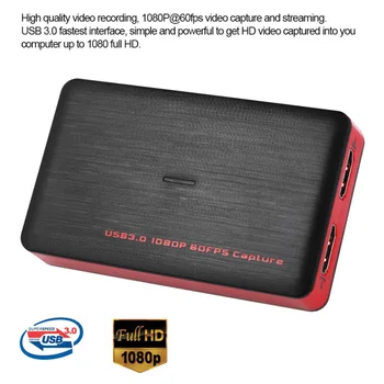 HDMI To USB 3.0 Video Capture Card Adapter 1080P HD Recorder Box For Mac Windows
HDMI To USB 3.0 Video Capture Card Adapter 1080P HD Recorder Box For Mac Windows