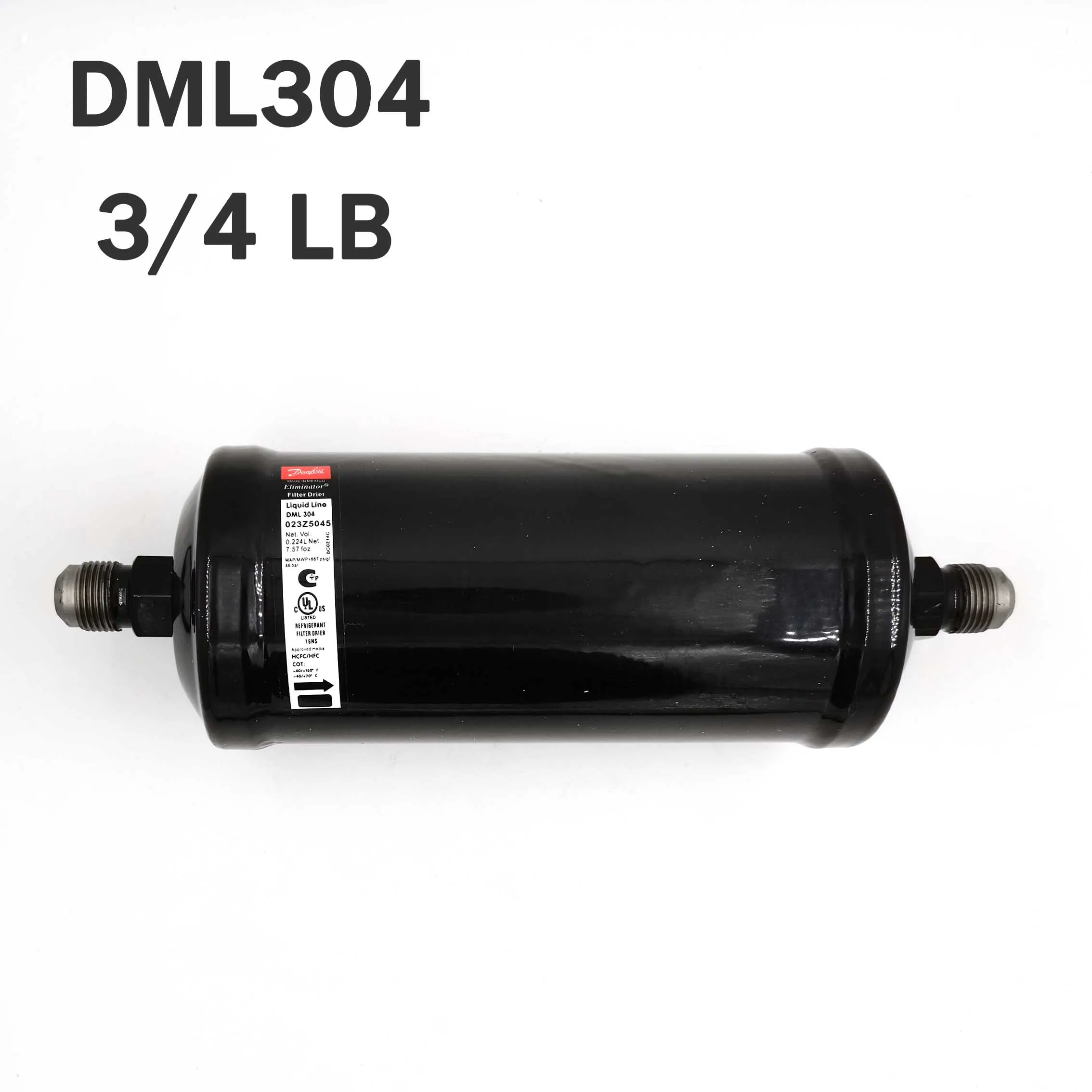 DML304 3/4 фунтов воздухозаборник для жидкостей, трубный осушитель, фильтр для холодильного агрегата, морозильная камера, холодильная машина
DML304 3/4 фунтов воздухозаборник для жидкостей, трубный осушитель, фильтр для холодильного агрегата, морозильная камера, холодильная машина