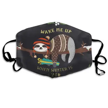 Swono Mask Sloth,Cute Baby Sloth Sleeping On The Tree and Holding Gift Box Polyester Anti Dust Face Mask-Washable and Reusable
Swono Mask Sloth,Cute Baby Sloth Sleeping On The Tree and Holding Gift Box Polyester Anti Dust Face Mask-Washable and Reusable