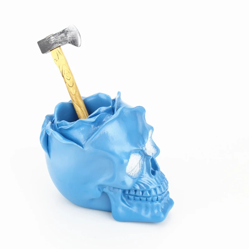 1 Pcs Blue Skull Desktop Pen Holder Office School Storage Case Resin Desk Pen Pencil Organizer Office Home Creativity Decoration
1 Pcs Blue Skull Desktop Pen Holder Office School Storage Case Resin Desk Pen Pencil Organizer Office Home Creativity Decoration