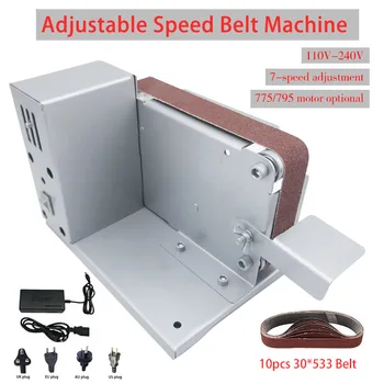 Desktop Adjustable Speed Belt Machine DIY Polishing Grinder Fixed Angle Sharpener,110V-240V, 7-speed Adjustment, 775/795 Motor O
Desktop Adjustable Speed Belt Machine DIY Polishing Grinder Fixed Angle Sharpener,110V-240V, 7-speed Adjustment, 775/795 Motor O