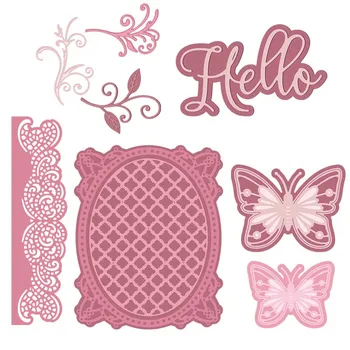 Lace Flower Edge Grid Background Butterfly Leaf Hello Metal Cutting Dies for Scrapbooking and Cards Making Embossing Craft Dies
Lace Flower Edge Grid Background Butterfly Leaf Hello Metal Cutting Dies for Scrapbooking and Cards Making Embossing Craft Dies