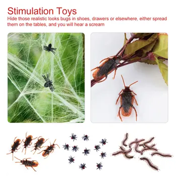 Plastic Cockroaches Joke Decoration Props Rubber Toy Gags Practical Funny Toys Plastic Bugs Cockroach 10 pcs 
Plastic Cockroaches Joke Decoration Props Rubber Toy Gags Practical Funny Toys Plastic Bugs Cockroach 10 pcs