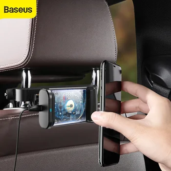 

Baseus 15W Car Backseat Holder Wireless Charger 4.7-6.5 inch phones Holder Hardrest Mount Foldable Clip Auto Car Backseat Holder
