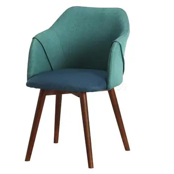 Nordic cloth solid wood dining chair leisure modern minimalist home coffee restaurant computer Aden back makeup chair
Nordic cloth solid wood dining chair leisure modern minimalist home coffee restaurant computer Aden back makeup chair