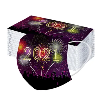 2021 Happy New Years 50/100pcs Adult Disposable Mask 3 Layer Filter Hygiene Women Face Mouth Mask Protective Face Mask Masque
2021 Happy New Years 50/100pcs Adult Disposable Mask 3 Layer Filter Hygiene Women Face Mouth Mask Protective Face Mask Masque