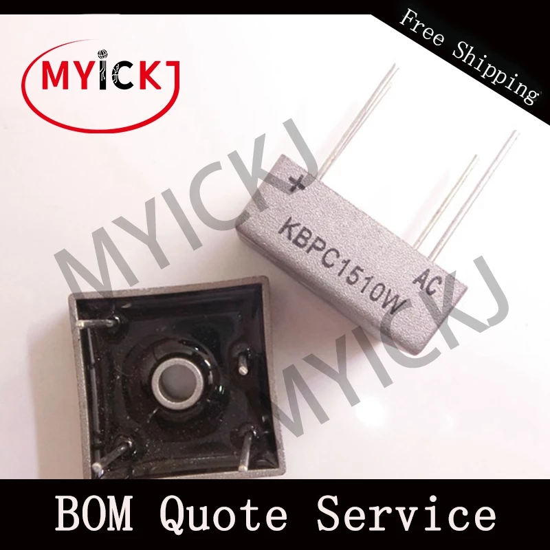 1PCS KBPC1510W Bridge Rectifiers 15,25,35A HIGH CURRENT BRIDGE RECTIFIER IC CHIP