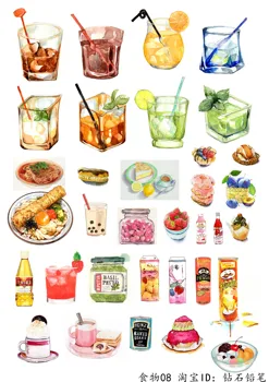 1Sheets Vintage Juice Fruit Food Illustration Sticker DIY Craft Scrapbooking Album Junk Journal Planner Decorative Stickers
1Sheets Vintage Juice Fruit Food Illustration Sticker DIY Craft Scrapbooking Album Junk Journal Planner Decorative Stickers