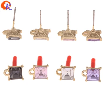 Cordial Design 100Pcs 8*10MM Jewelry Accessories/Crystal Earring Stud/Square Shape/DIY Making/Hand Made/Earring Findings
Cordial Design 100Pcs 8*10MM Jewelry Accessories/Crystal Earring Stud/Square Shape/DIY Making/Hand Made/Earring Findings
