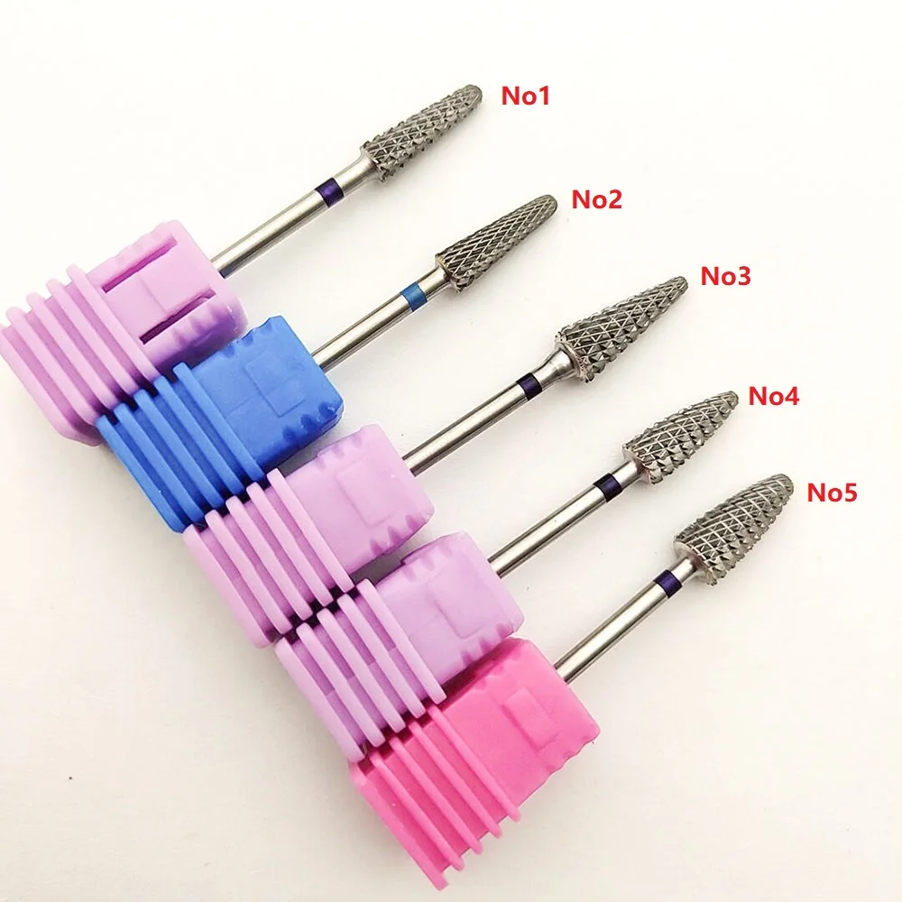 

Tungsten Carbide Nail Drill Bit Milling Cutter Eletric Manicure Machine Equipment Cuticle Clean Burr Pedicure Accessories Tools