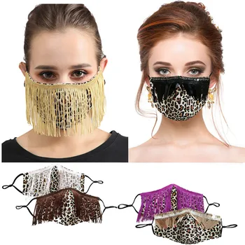 1PC Reusable Adult Face Mask Leopard Tassel Printed Washable Masks For Man And Women mascarillas lavables mask for face fashion
1PC Reusable Adult Face Mask Leopard Tassel Printed Washable Masks For Man And Women mascarillas lavables mask for face fashion