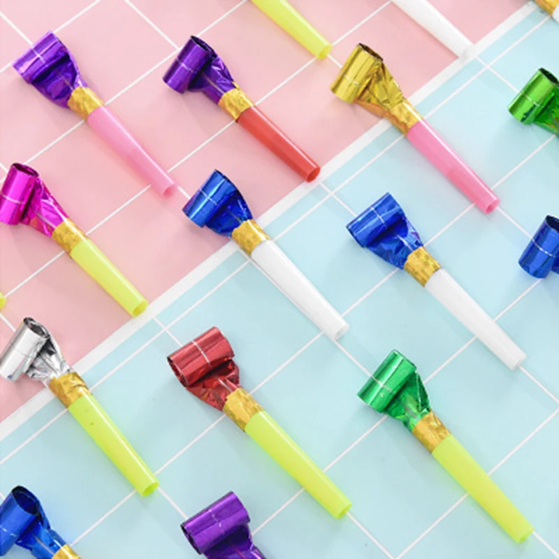 10 Pcs/Lot Noise Maker Little Blowout Plastic Whistle Children's Birthday Party Fittings Bar Party Supplies Decorative Toys
10 Pcs/Lot Noise Maker Little Blowout Plastic Whistle Children's Birthday Party Fittings Bar Party Supplies Decorative Toys