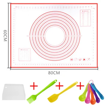 80*60cm Silicone Baking Mat Pizza Dough Maker Pastry Kitchen Gadgets Cooking Tools Utensils Bakeware Kneading Accessories Lot
80*60cm Silicone Baking Mat Pizza Dough Maker Pastry Kitchen Gadgets Cooking Tools Utensils Bakeware Kneading Accessories Lot