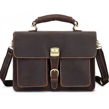 BOLEKE Great Vintage Crazy Horse Leather Men Business Handbag Cowhide Male Briefcase Big Capacity Tote Bag Fit 15 Inch Laptop
BOLEKE Great Vintage Crazy Horse Leather Men Business Handbag Cowhide Male Briefcase Big Capacity Tote Bag Fit 15 Inch Laptop