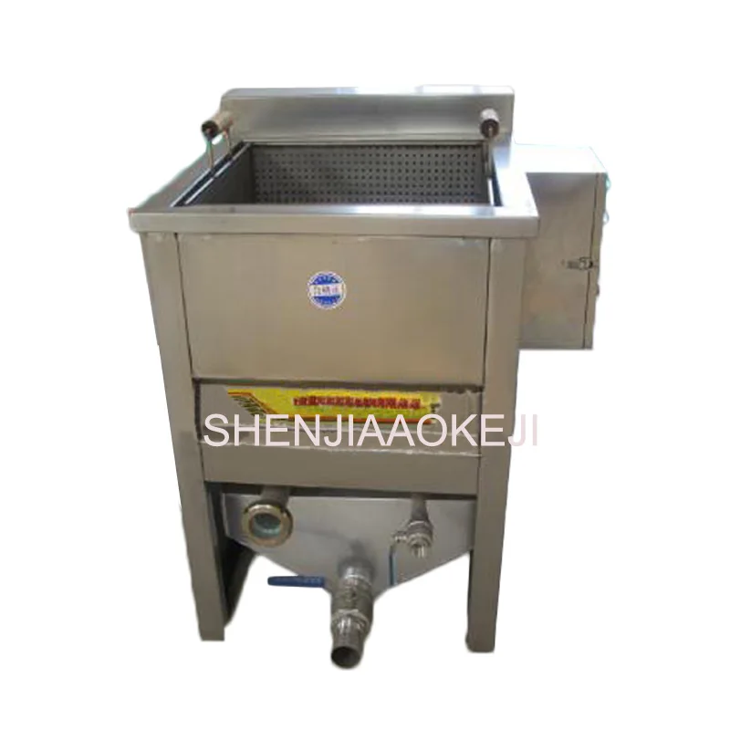 

CY500 Single basket oil-water separation square fryer 380V Semi-automatic fryer French fries processing machine 12KW 1pc