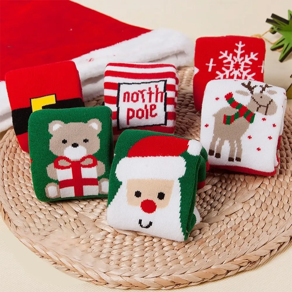 6 Pair Cotton Winter Autumn Baby Girls Boys Kids Socks Children Terry Snowflake Elk Santa Claus Christmas Bear Gift Stuff Useful
6 Pair Cotton Winter Autumn Baby Girls Boys Kids Socks Children Terry Snowflake Elk Santa Claus Christmas Bear Gift Stuff Useful