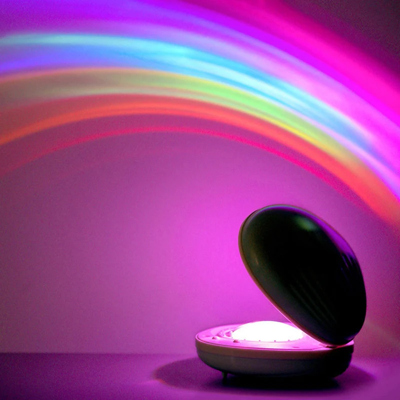 LED Colorful Night Light Romantic Shell Rainbow Projector Atmosphere Lamp Wall Night Light Magic Children Baby Bedroom Decor
LED Colorful Night Light Romantic Shell Rainbow Projector Atmosphere Lamp Wall Night Light Magic Children Baby Bedroom Decor