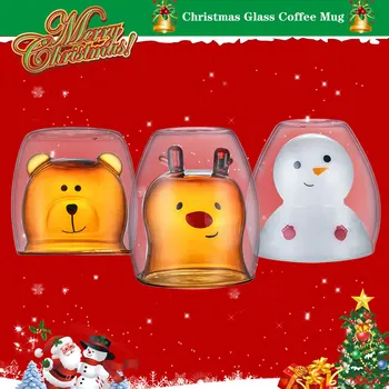 Cute Double Wall Glass Bear Snow man Elk Mugs Tea Mugs Milk Lemon Juice Cup Drinkware Child Lover Coffee Cups Mug Gift Christms
Cute Double Wall Glass Bear Snow man Elk Mugs Tea Mugs Milk Lemon Juice Cup Drinkware Child Lover Coffee Cups Mug Gift Christms